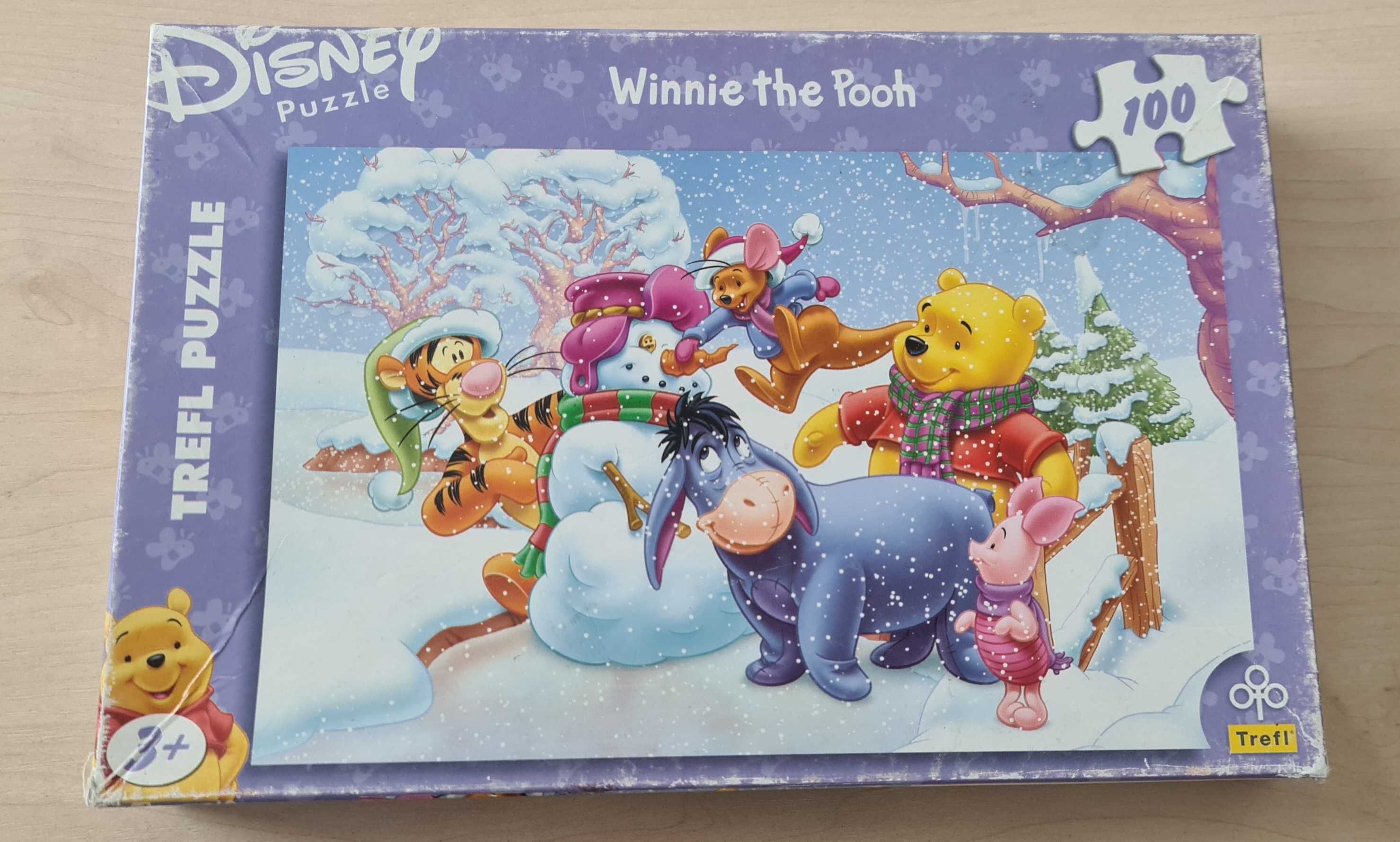 Puzzle Kubuś Puchatek Trefl 100 / Disney