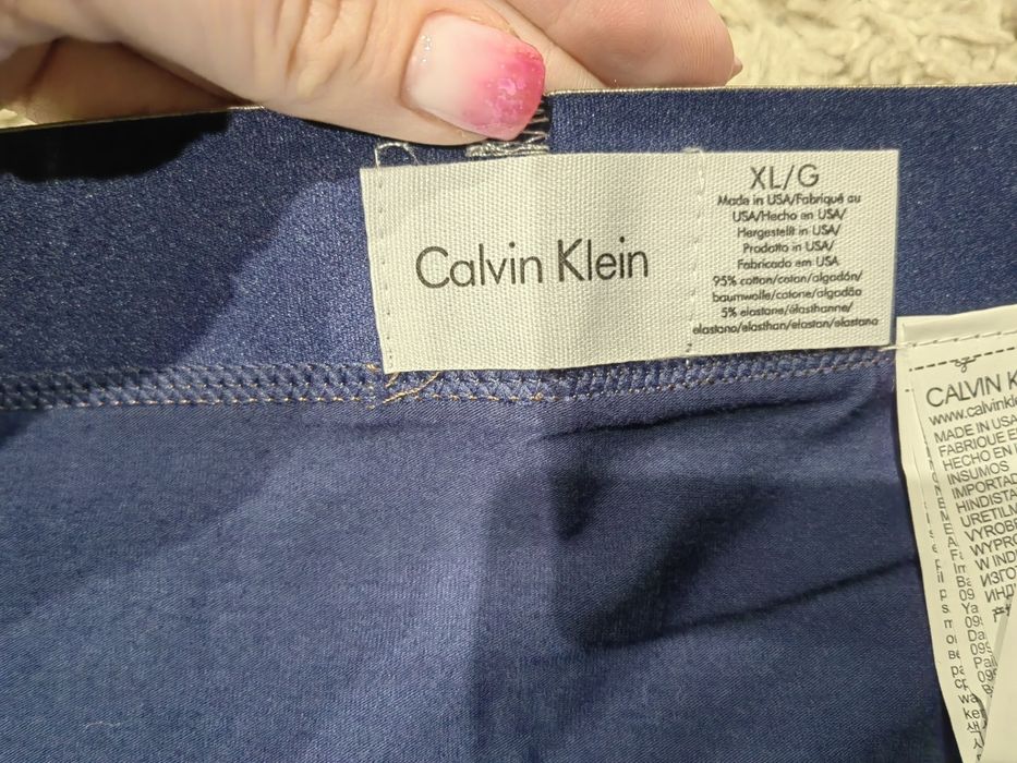 Majtki męskie calvin klein L granatowe slipy męskie