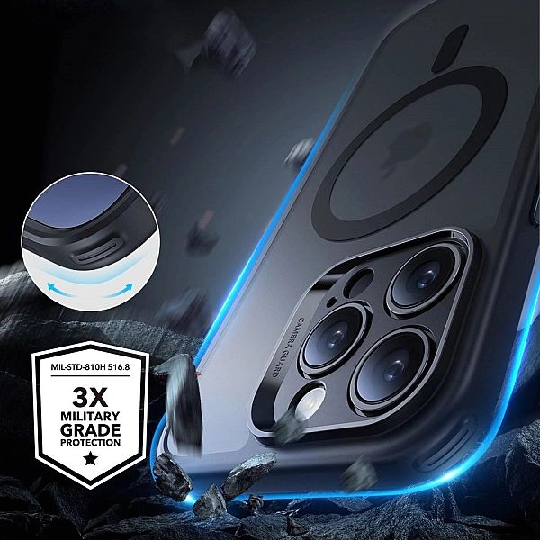 Esr Classic Pro Set Halolock Magsafe Iphone 16 Pro Max Frosted Black