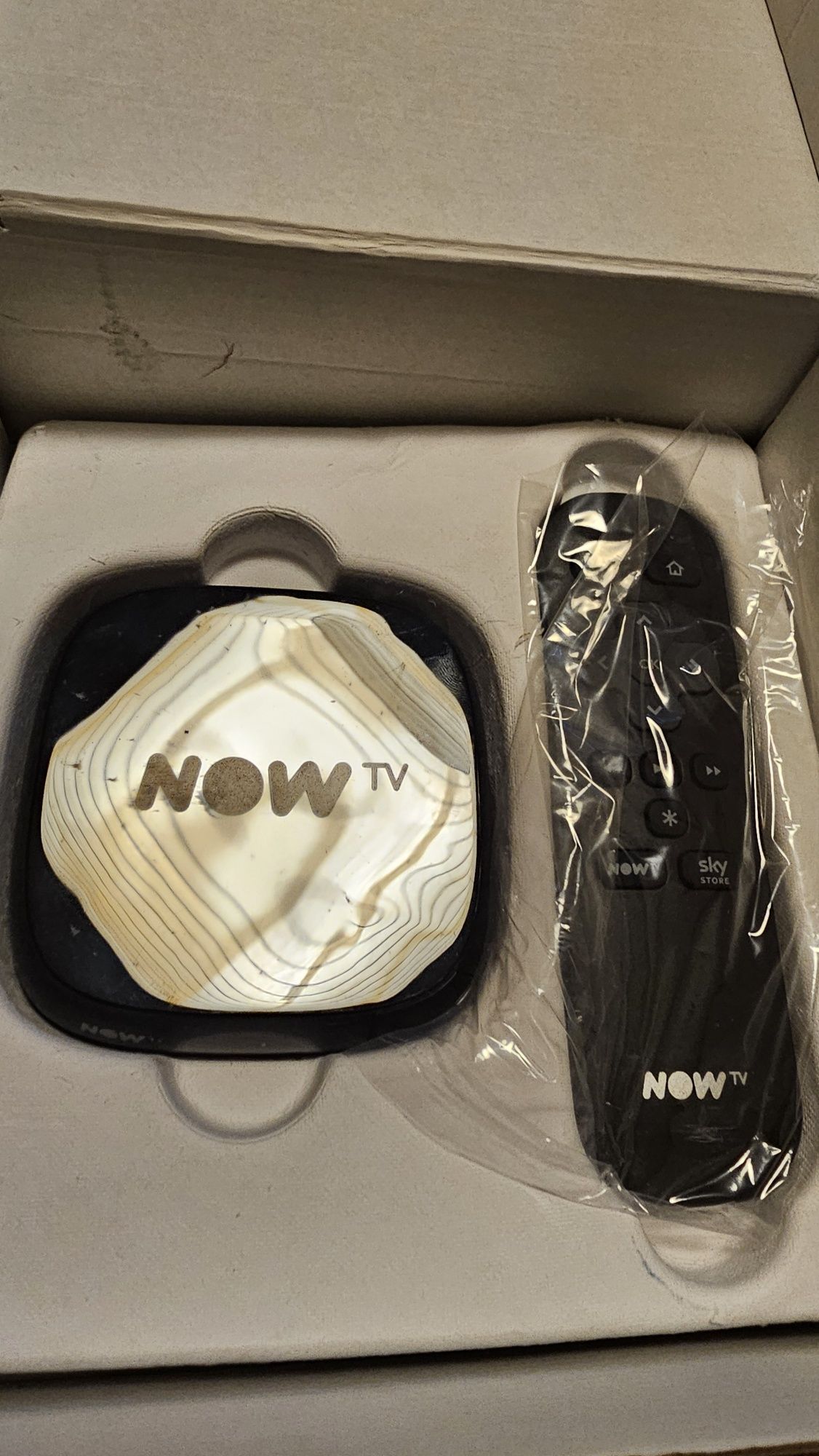 Now box vindo de uk
