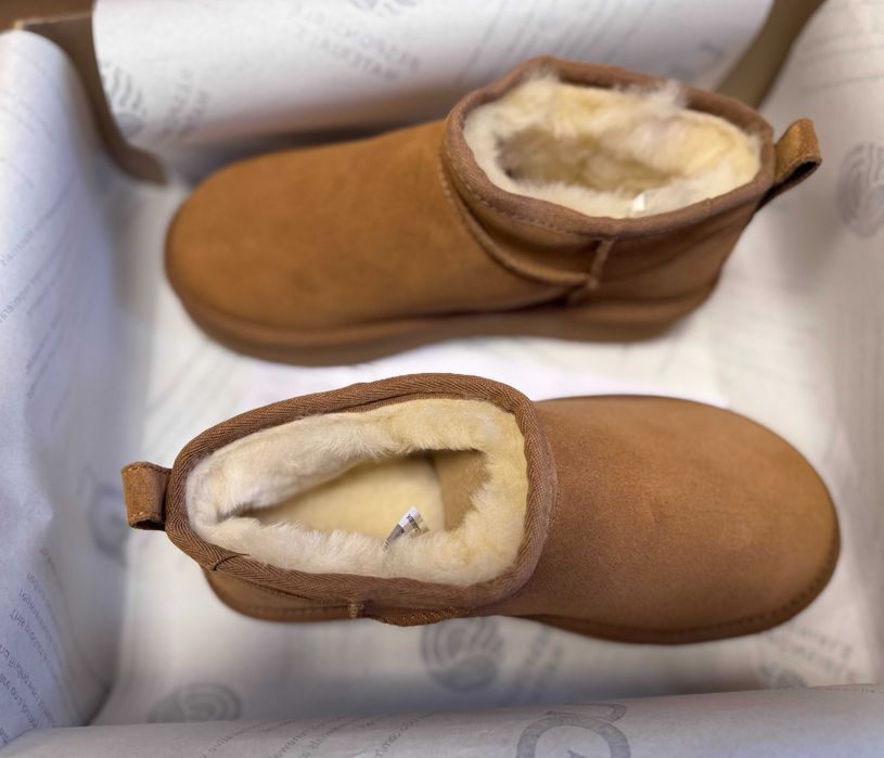 Угги/Угг/Уггі/Уги/Угі/UGG Australia Ultra Mini Platform Chestnut 3 cm