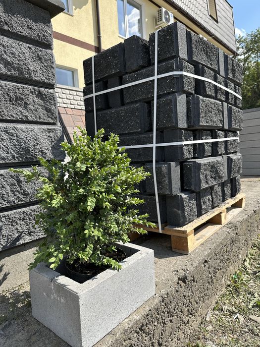 Паркан бетонний | бетонний блок | рваний камінь | блоки декоративні