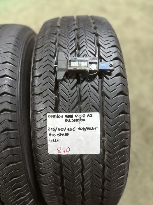 2x 215/65R15 C 104/102T OVATION V-07 ALL SEASON AS LT opona wielosezon