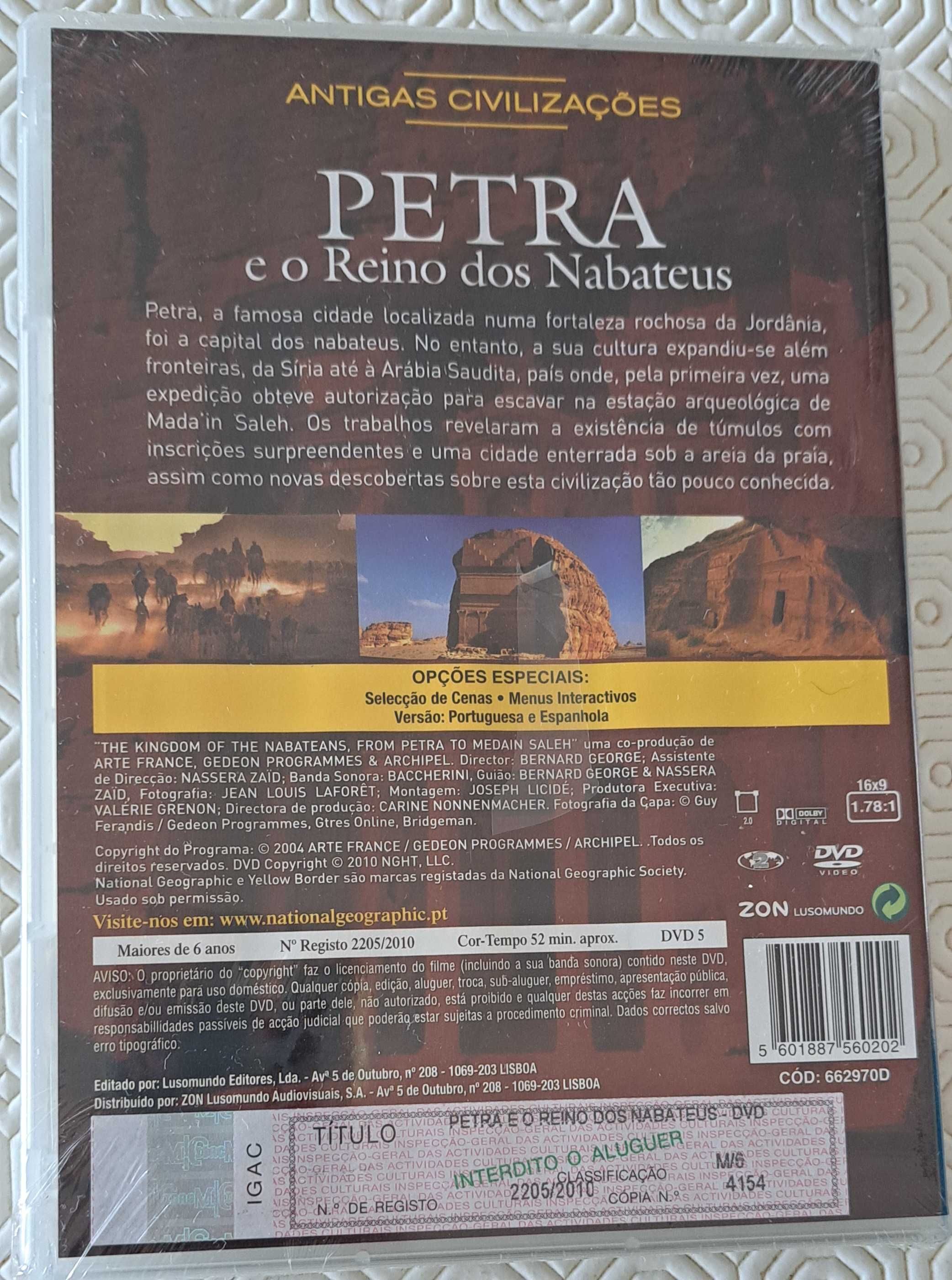 Vendo DVD selado Petra - National Geographic
