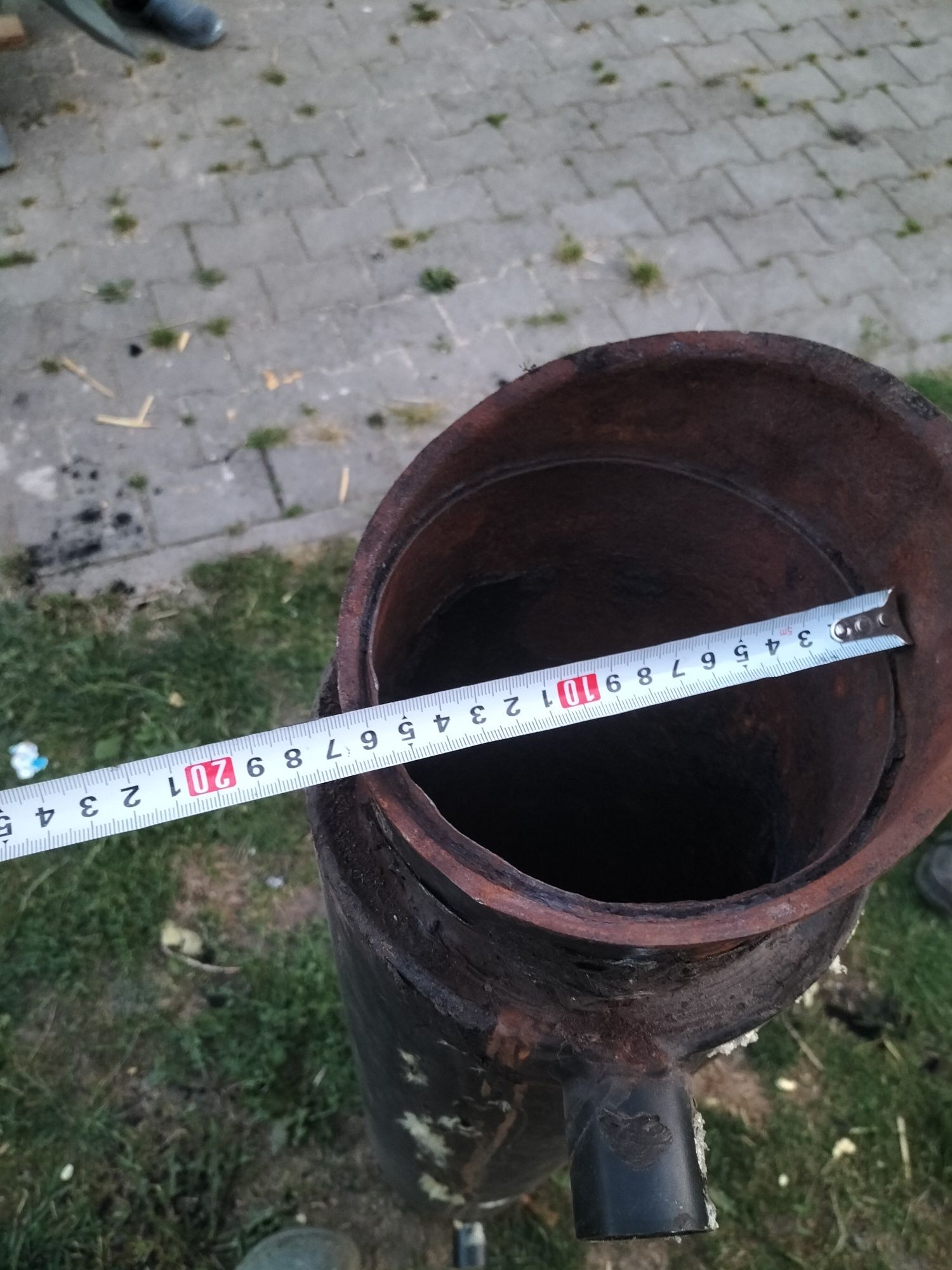 Odzysk ciepła z komina kominek piec