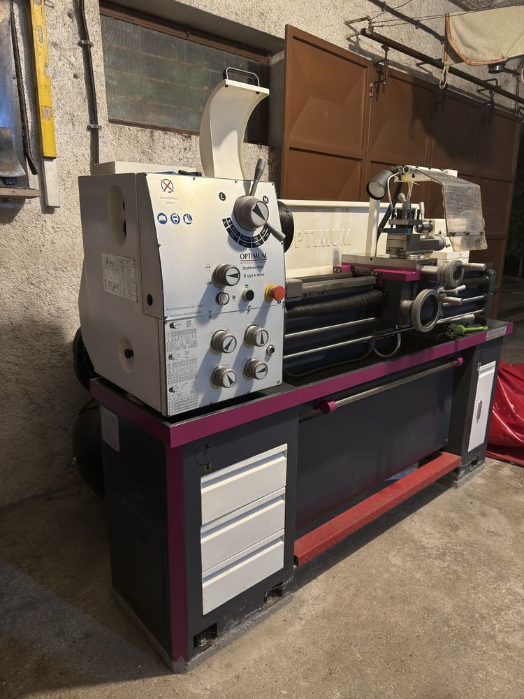 Torno de bancada OPTIMUM D330 x 1000