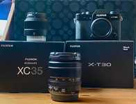 Fujifilm X-T30 2lents XF 18-55mm f/2.8-4 R LM OIS & FUJINON XC35mm f/2