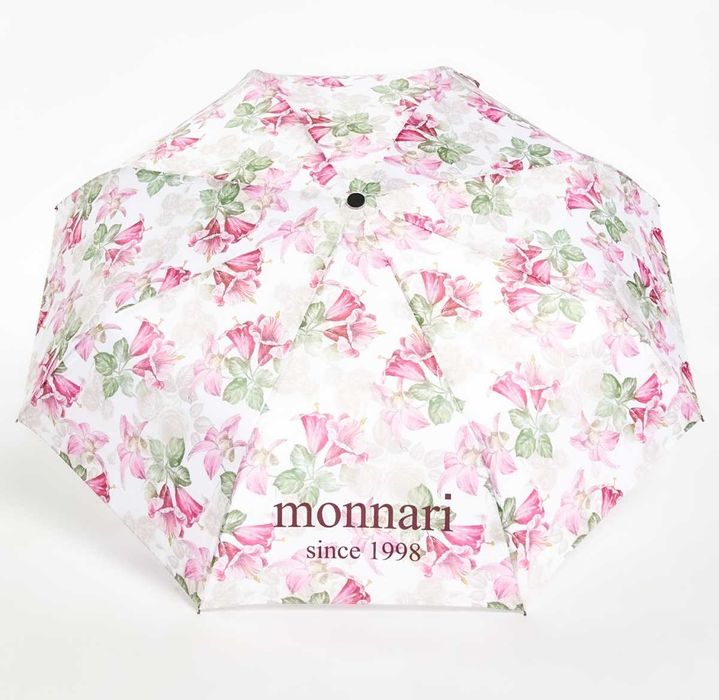 MONNARI Automatyczna Parasolka Składany Parasol Kwiaty Wiosna Lato