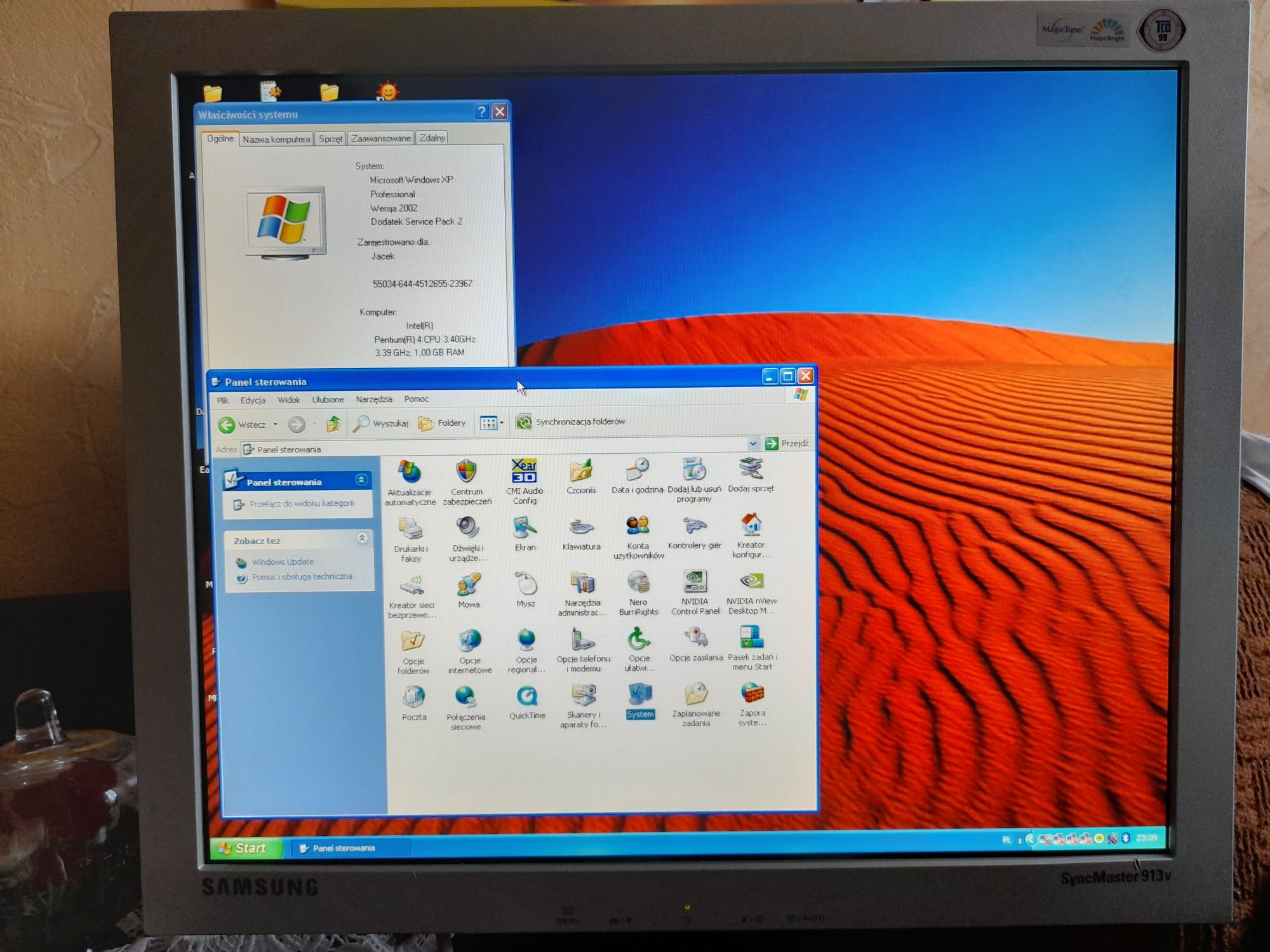 Monitor 19" Samsung SyncMaster 913V 913v