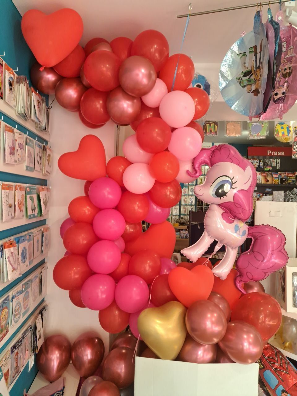 Balony lateksowe z helem
