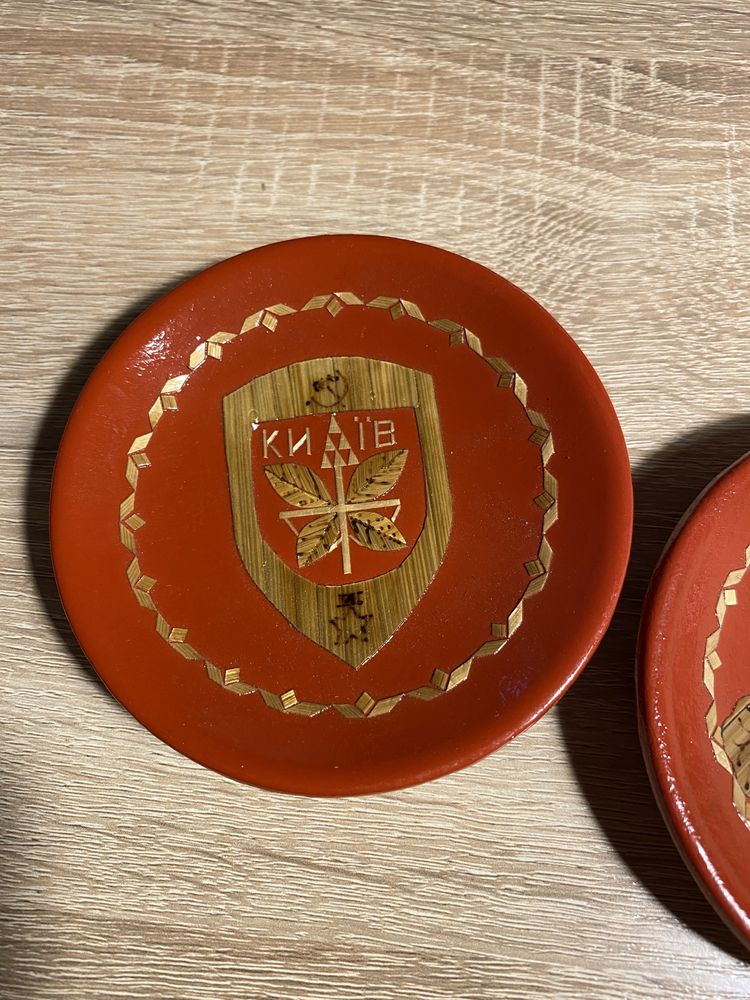Новые антикварные тематические тарелки «Киев»