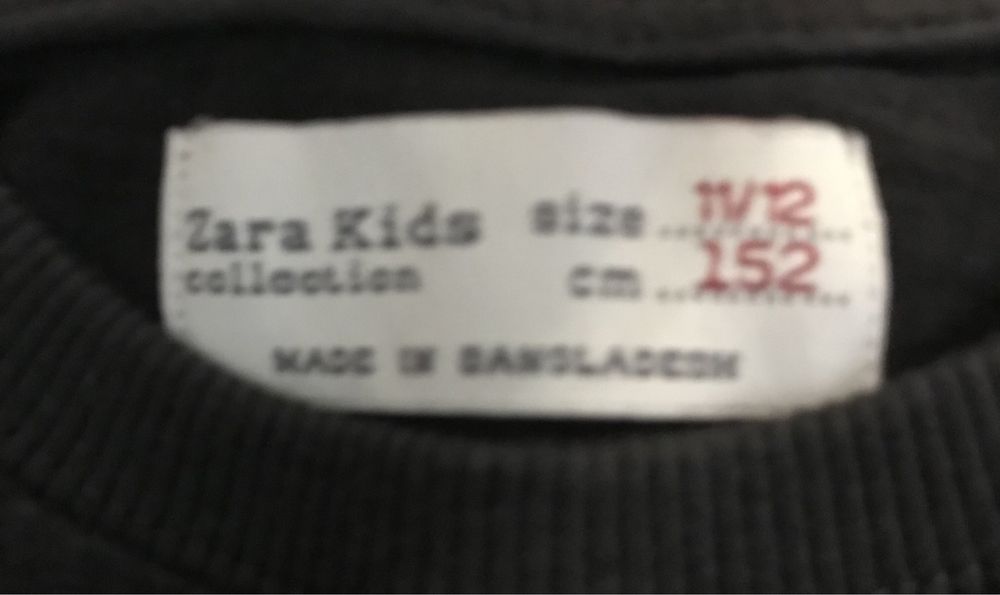 Conjunto de 2 camisolas rapaz Zara Kids 12 anos