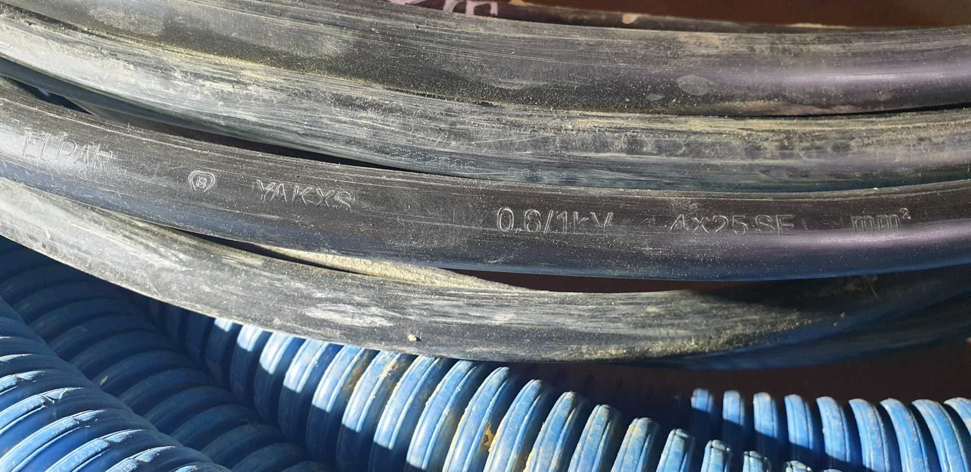 Skrzynka elektryczna, prowizorka + 80 m kabel 25mm2