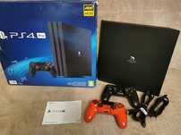 ZAREZERWOWANE Konsola Playstation 4 PRO PS4 PRO Dwa pady pudełko bdb s