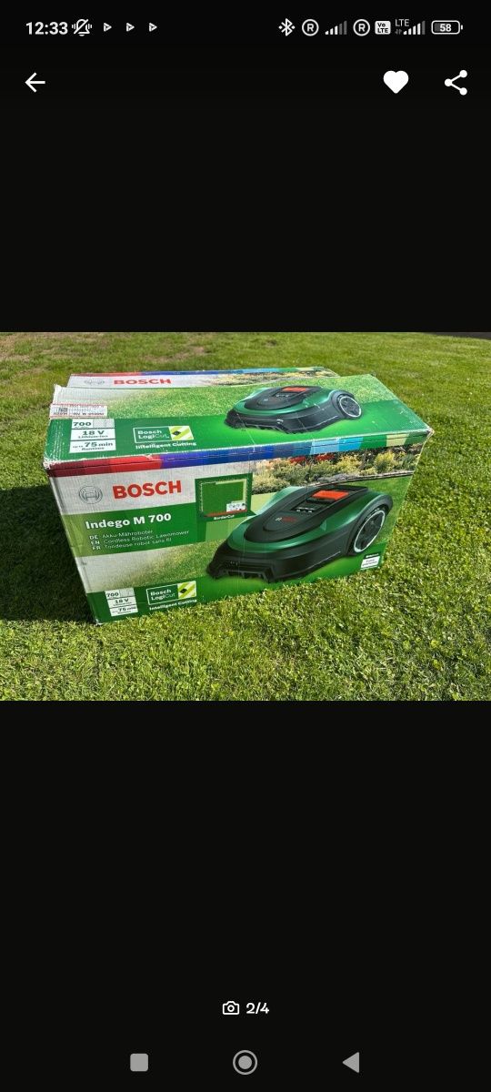 Bosch  Indego M 700 robot koszący kosiarka automatyczna