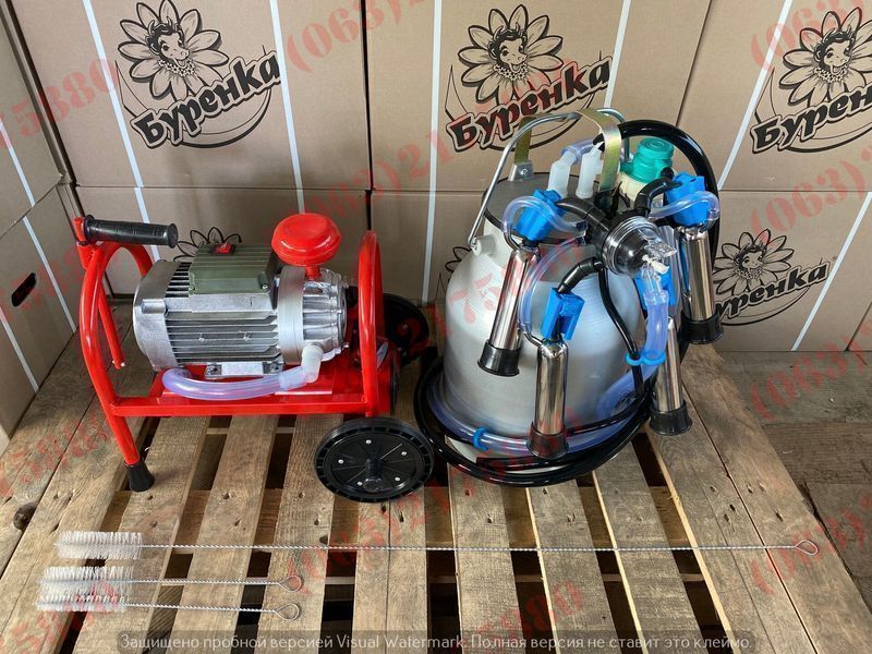 Доїльний апарат "Буренка-1 нержавійка" сухий