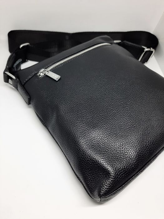 Чоловіча сумка шкіряна барсетка | Мужская кожаная сумка через плечо