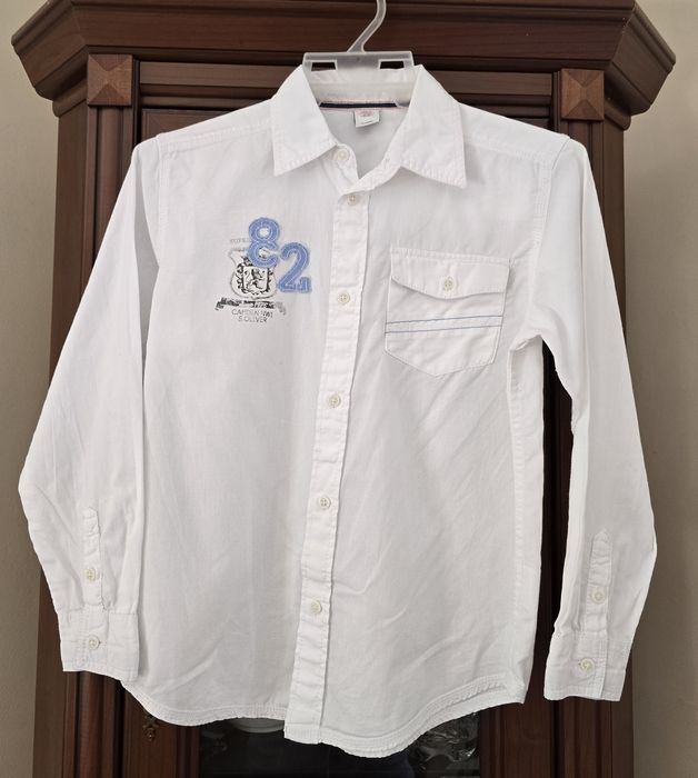 Biała koszula chłopięca S. Oliver r. 128/134