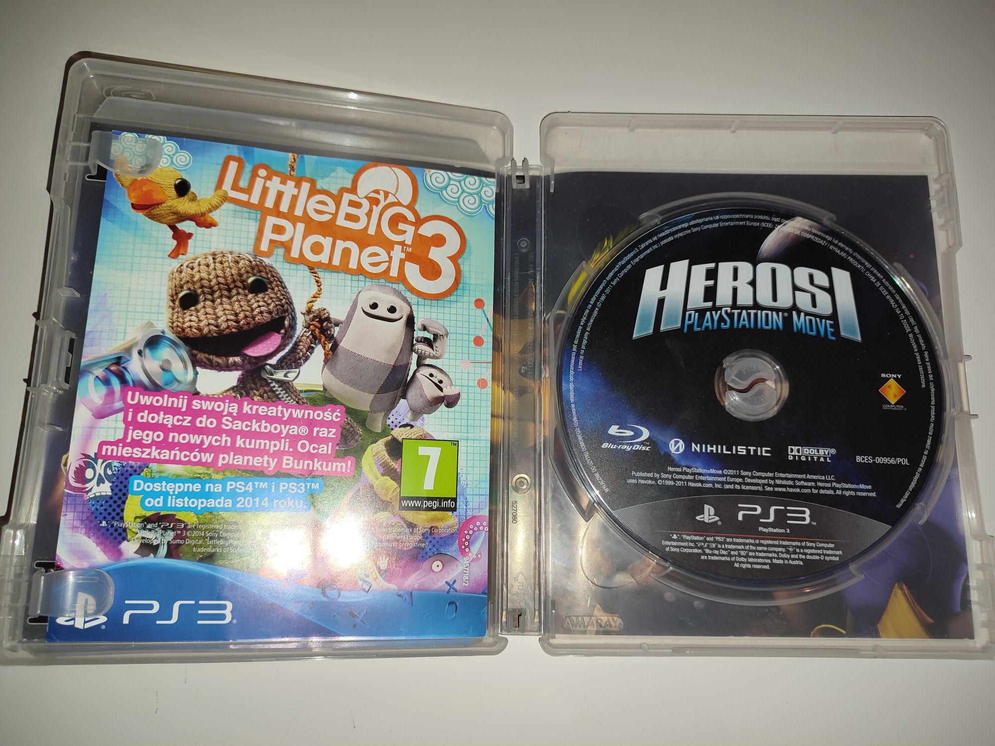 Gra Ps3 Herosi move Edition PL gry PlayStation 3 Minecraft LEGO Crash