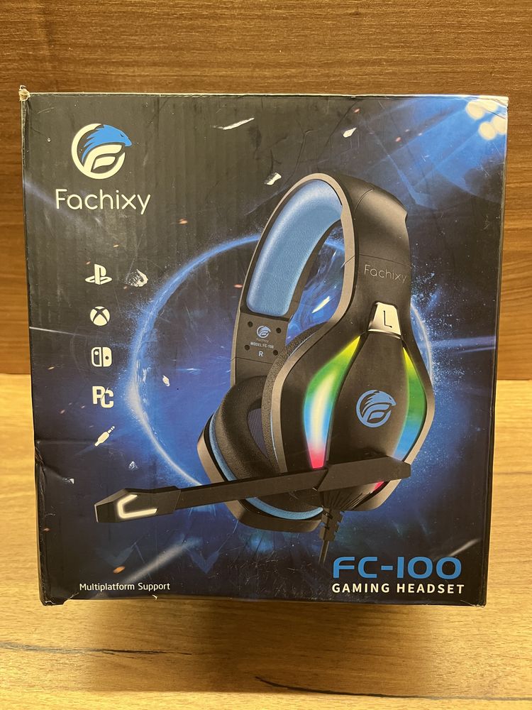 Słuchawki gamingowe nauszne Fachixy FC100