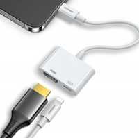 Kabel USB - Apple Lightning do iPhone 0,14 m