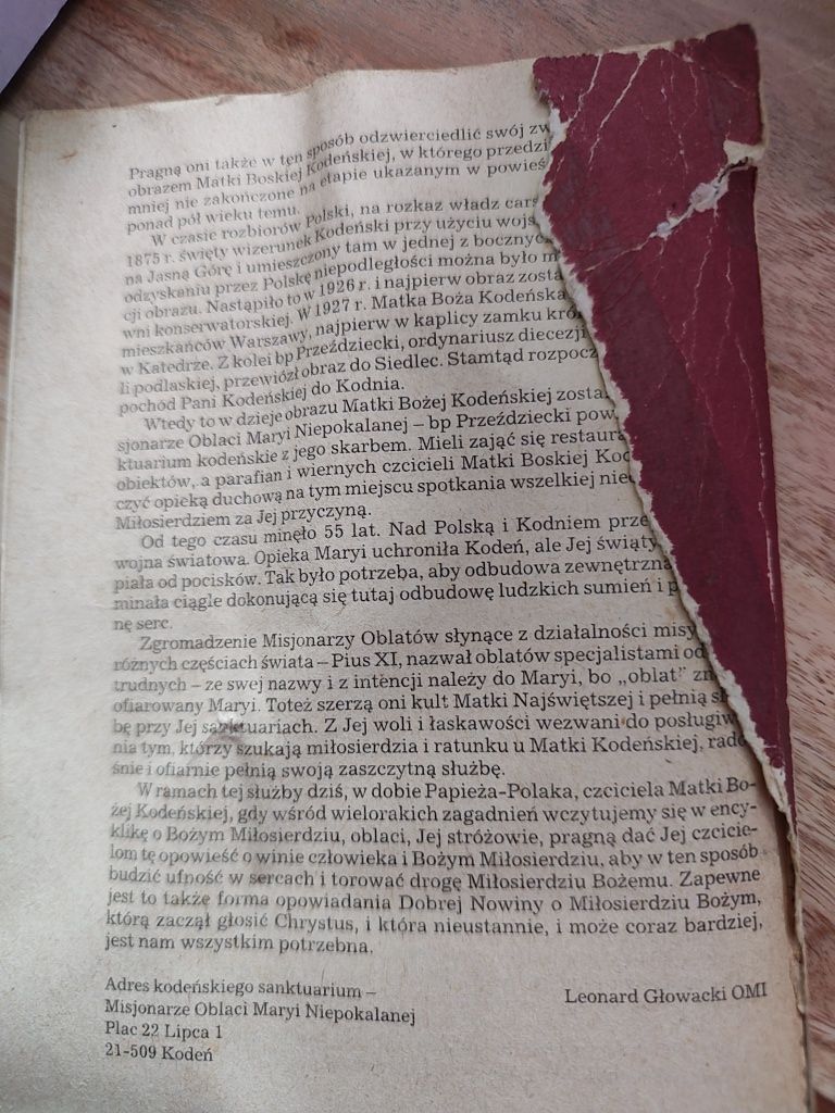 Książka,,Błogosławiona wina'' Zofia Kossak