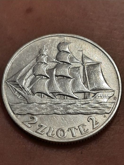 2 złote żagielek 1936