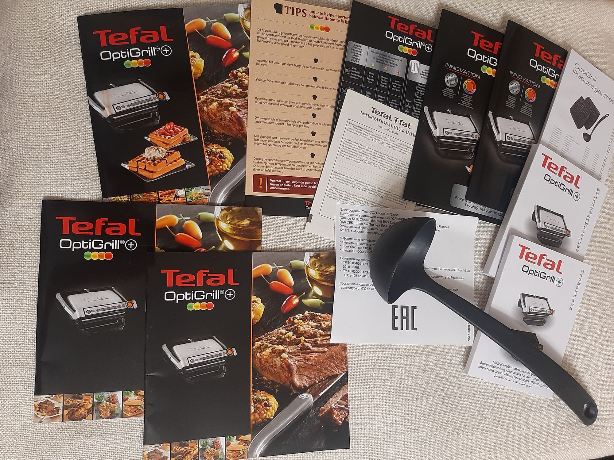 Гриль TEFAL GC716D12 OptiGrill+. Вафельница