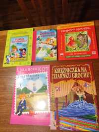 Książki dla dzieci zestaw 5 sztuk, baśnie, CD płyta