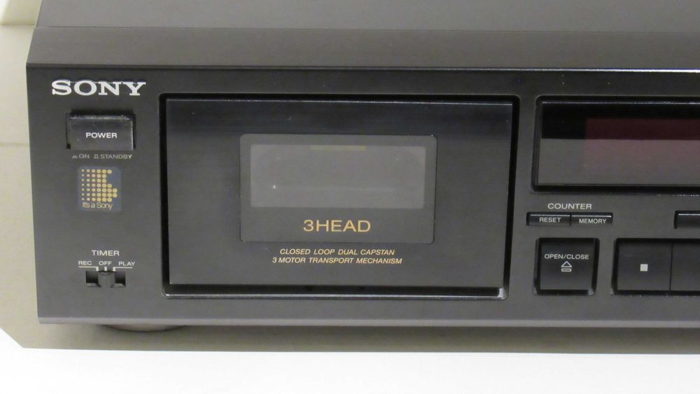 Deck cassetes Sony TC-K670 3 cabeças hi fi áudio