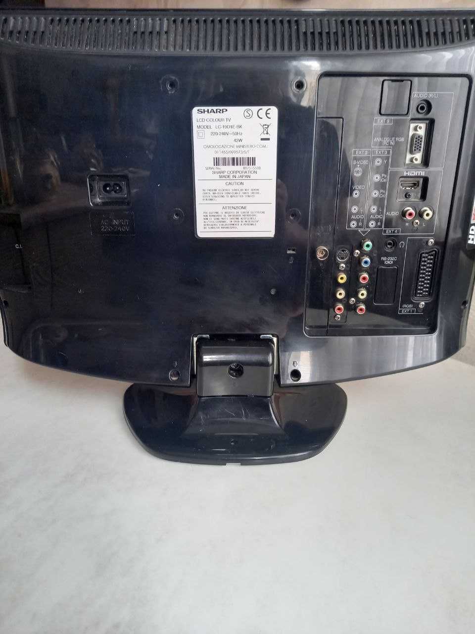 Телемонітор Sharp LC-19D1E-BK