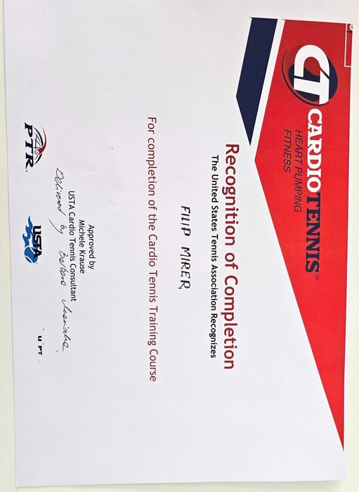 Trener Tenisa, Nauka gry w tenisa