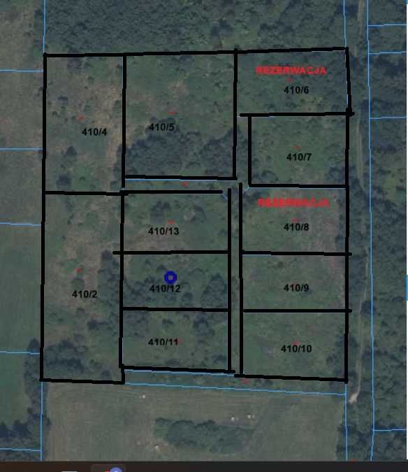 Działka budowlana Morąg -  Jurki uzbrojona warunki zabudowy Narie