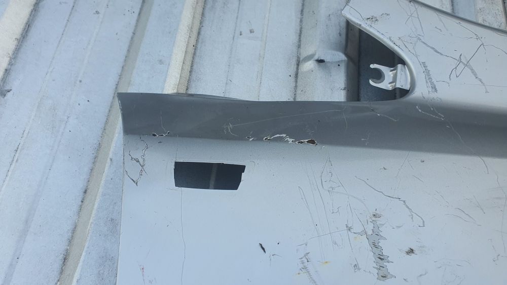 Крило переднє праве Opel Zafira b, опель зафіра сіре