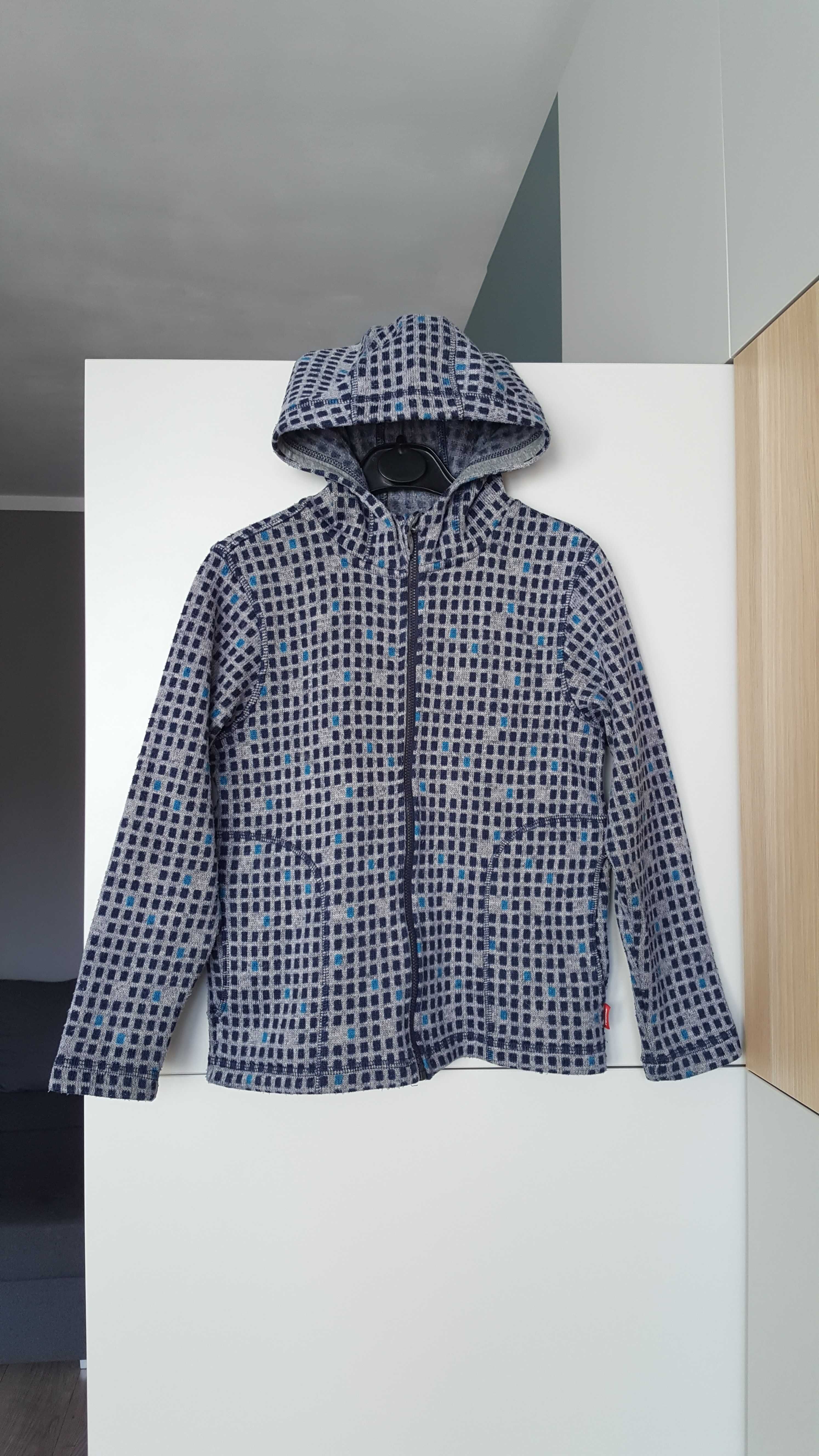 Bluza Reima r.128 rozpinana z kapturem polar sweter