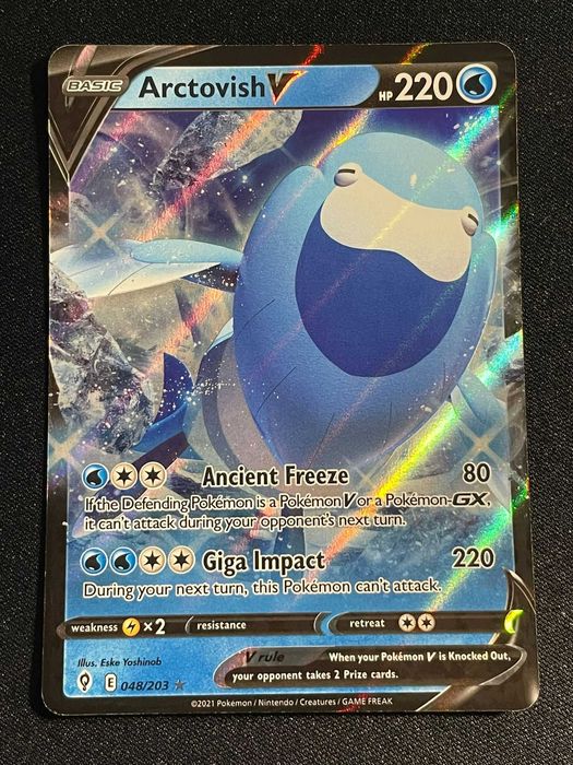 Carta Pokémon Arctovish V 48/203 Evolving Skies