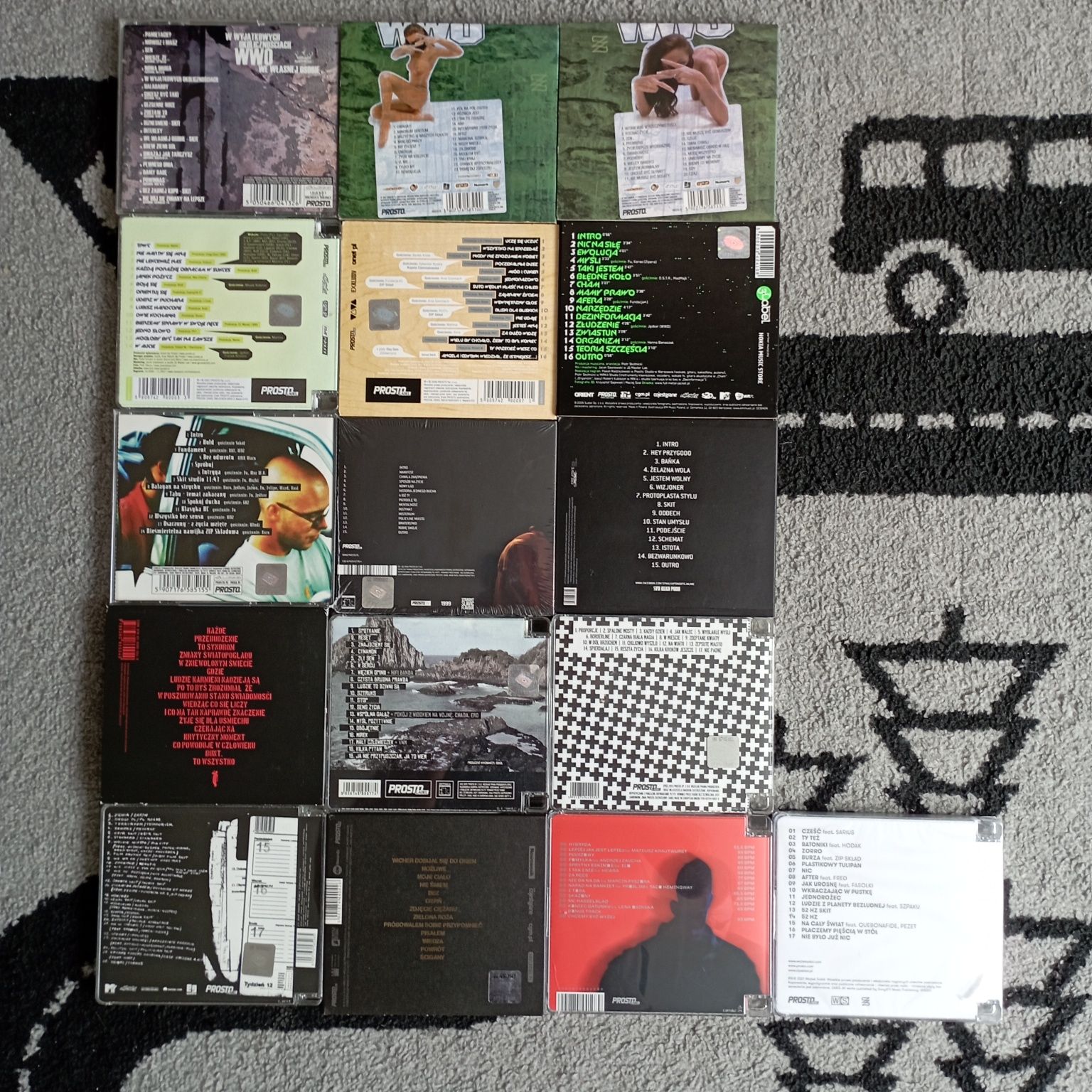 WWO/Sokół/Pono/Jędker - płyty CD, polski hip-hop, rap