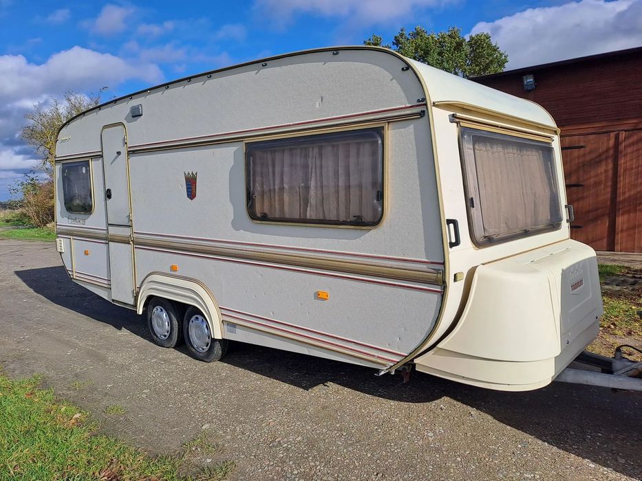 Hobby  Tabbert 540 jako domek na działkę! Suchy i sprawny!