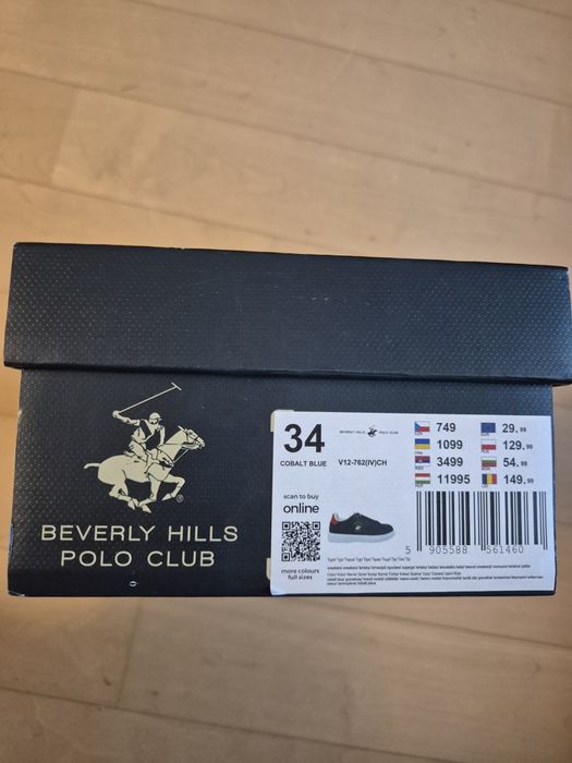 Adidasy Beverly Hills Polo Club CCC rozm 34