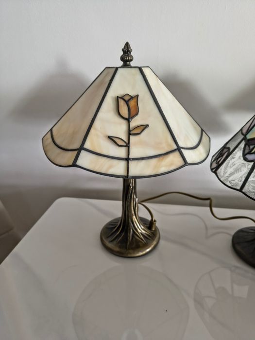 Tiffany lampy witrażowe stołowe / nocne / biurowe Art deco