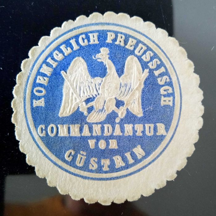 Zalepka Commandantur von Custrin Twierdza Kostrzyn