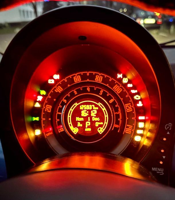 Fiat 500 Pop 2015 Blue 1.4L автомат