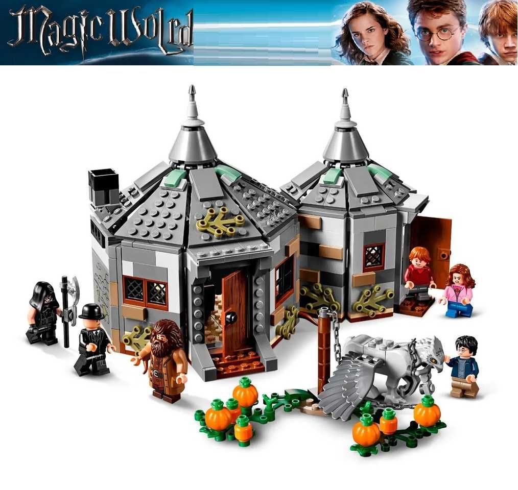 Set / Kit Harry Potter - A Cabana de Hagrid (compatível com lego)