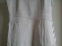 sukienka biała  na ramiączka duży rozmiar