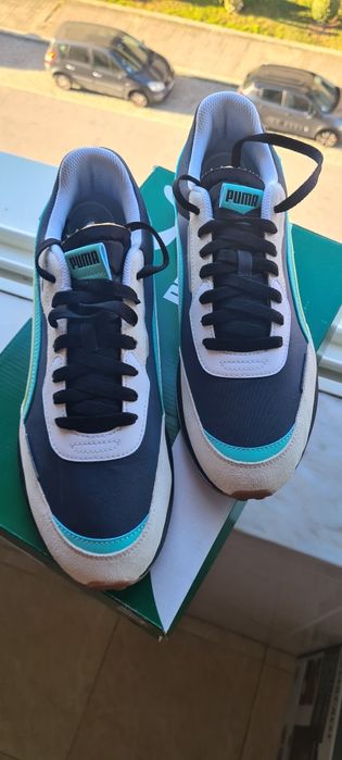 Ténis usados uma vez, Puma City Rider 43.