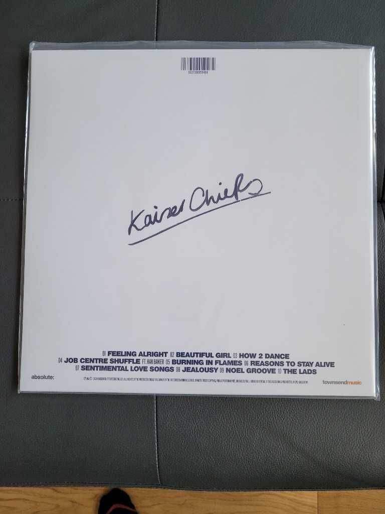 Kaiser Chiefs płyta winylowa autografy