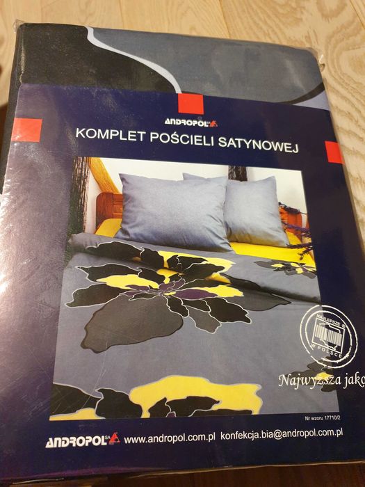 Komplet pościeli satynowej bawełna satynowa polska firma