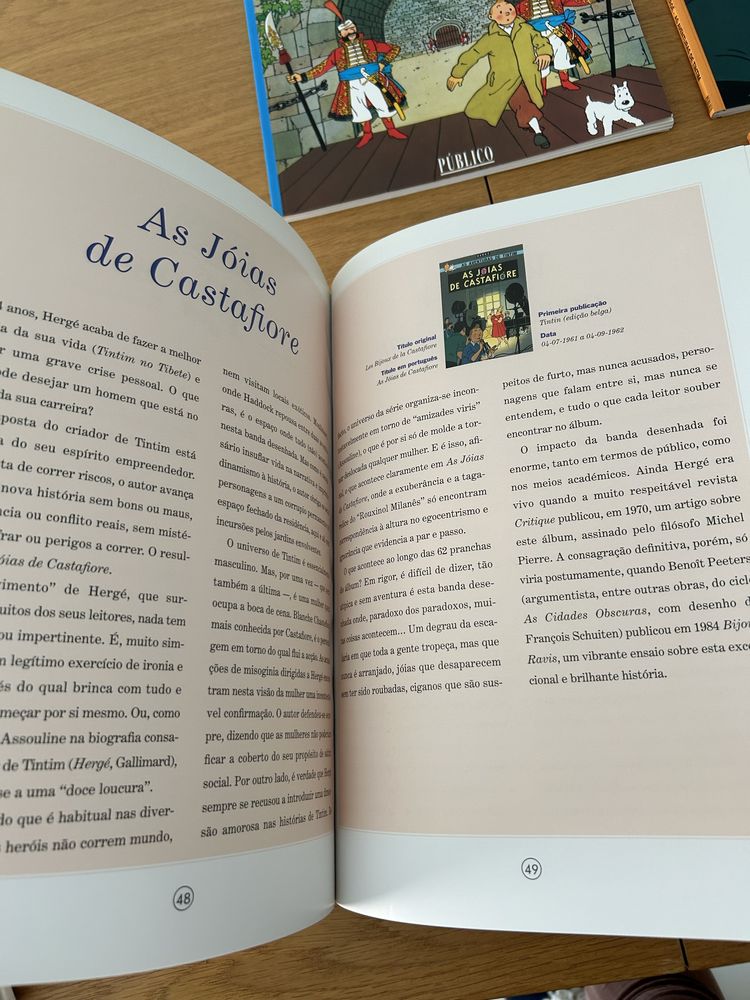 Coleção “As aventuras de Tintim” Hergé
