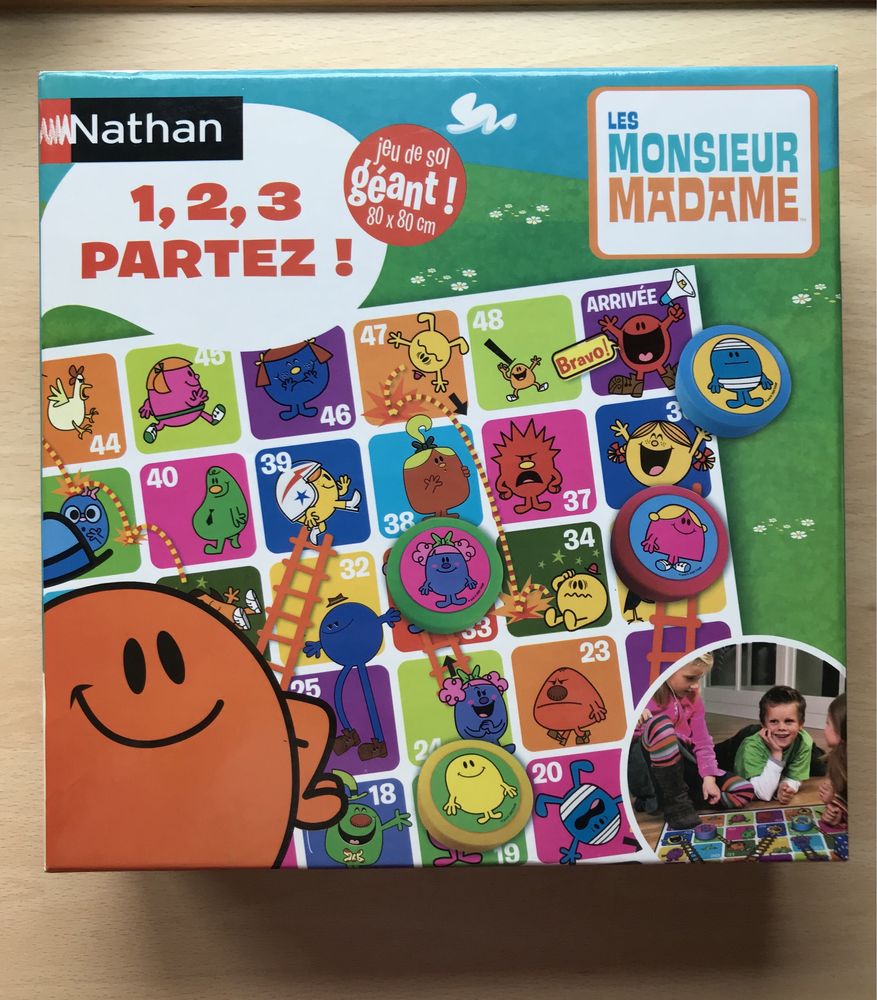 Jogo Nathan - 1, 2, 3 Partez! Les Monsieur Madame