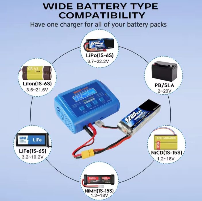 Carregador IMAX B6 • Baterias RC Lipos